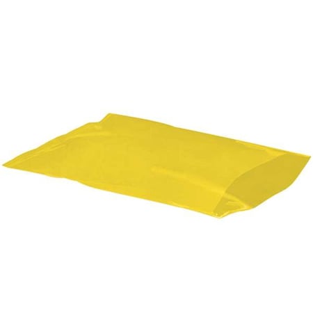Officespace 12 x 15 in. 2 Mil Yellow Flat Poly Bags, 1000PK OF2819679